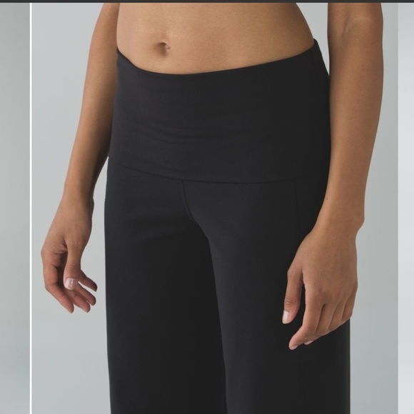 Lululemon Stillness Wide-leg Drawstring Hem Pant Black Sz 4 *RARE* - Picture 5 of 15